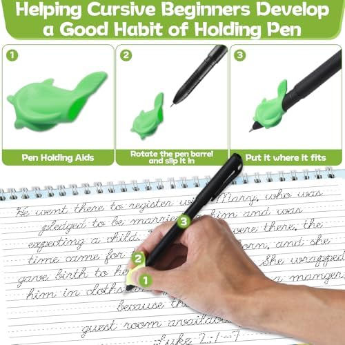 chiazllta Bible Grooved Cursive Handwriting Workbook Magic Reusable Grooved Handwriting Practice for Kids and Beginners Ages 5-12 Learn Cursive Bible for Sunday School Christian Activity - Image 4