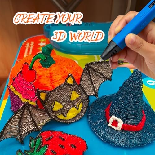 Kretrum 28 Colors 3D Pen Filament Refills Compatible with SCRIB3D MYNT3D PIKA3D 3D Pen for KidsPer Color 10 Feet 1.75mm PLA 3D Printing Pen Filament Refills, NOT FIT 3Doodler Start Pen - Image 4