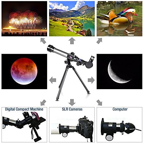 ArtCreativity Kids Telescope for Beginners with Tripod Stand & 3 Eyepieces (20x, 30x, 40x) | Educational Astronomy Toy, STEM Science Learning Gift & Birthday Present for Boys & Girls Ages 3+ - Image 5