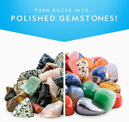 National Geographic Rock Tumbler Refill Kit with 3 Lbs. Rough Gems - Image 2