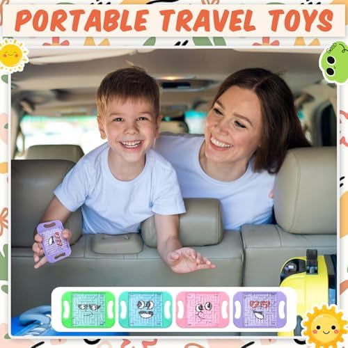 JellyArch 36 Pcs Mini Maze Puzzle Bulk for Kids Maze Cubes, Emotion - Image 6