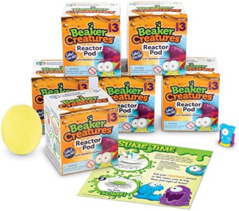 Learning Resources Beaker Creatures 6-Pack Reactor Pods, Series 3 by LearningResources