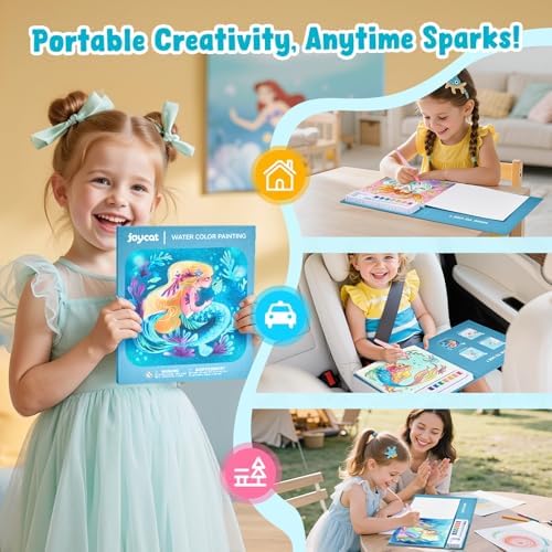 JoyCat Paint with Water Coloring Books for Toddlers (Underwater World) - Image 5