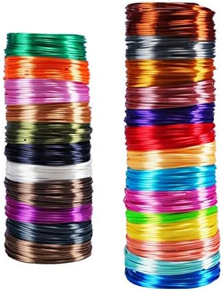 25 Colors Silk Shiny PLA Filament Sample Pack, Each Color 4 Meter Length, Total 100m 3D Printer 3D Pen Material Refill, with Extra 2 Finger Caps by MIKA3D - Image 3