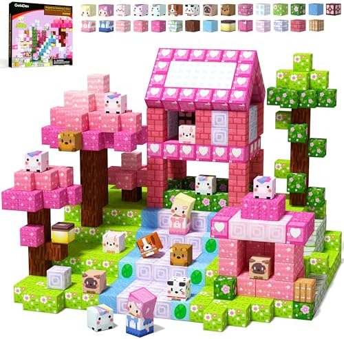 GobiDex 100PCS Magnetic Blocks Kid Building Toys for 3+ Years Old Girls by GobiDex