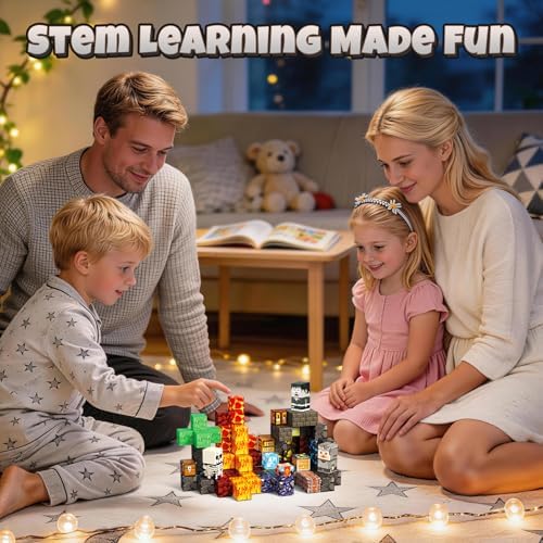 Magnetic Blocks, 100PCS Building Cubes, Boys Kids Gifts Toys - Image 5