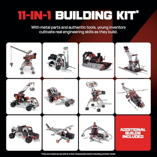 MECCANO Erector Super Construction 25-in-1 Motorized Building Set, Steam Education Toy, 638 Parts, for Ages 10+ - Image 4