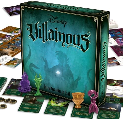 Ravensburger Disney Villainous - Introduction to Evil Strategy Board Game - Compatible with Other Villainous Games - Includes Lorcana Promo Card - Ages 10+ by Ravensburger