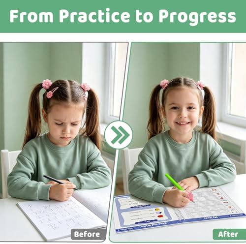 Magic Grooved Writing Practice Book for Kids Ages 3-8, Preschool Workbook - Image 5