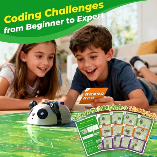 Apitor Robot Panda Screen-Free STEM Coding Robot for Preschoolers Ages 4-6 - Image 4