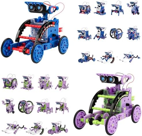 Bundle - 2 Items: Sillbird Solar Building Robot Kit Christmas STEM Gift for Boys Aged 8-14, 12-in-1 DIY Science Educational Toys for Kids Birthday by Sillbird