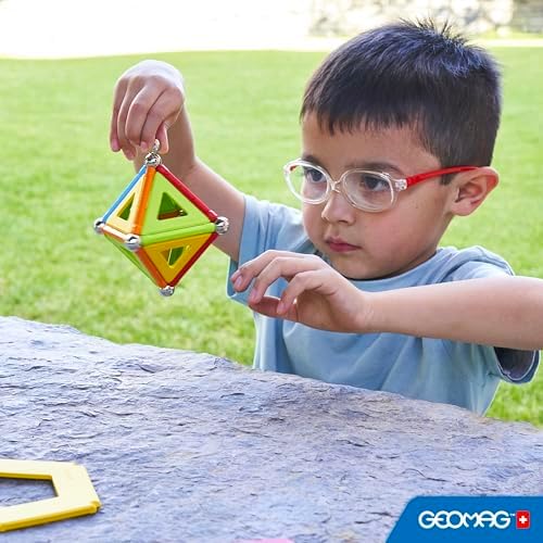 Geomag Supercolor Magnetic Toys for Kids Ages 5+, 35pc Educational STEM Magnets for Kids - Swiss-Made Magnetic Blocks, Tiles and Building Toys from 100% Recycled Plastic - Image 5