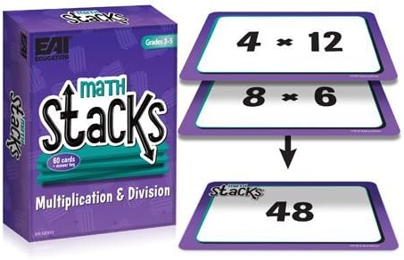 EAI Education Math Stacks Multiplication & Division Game: Grades 3-5 by EAIEducation