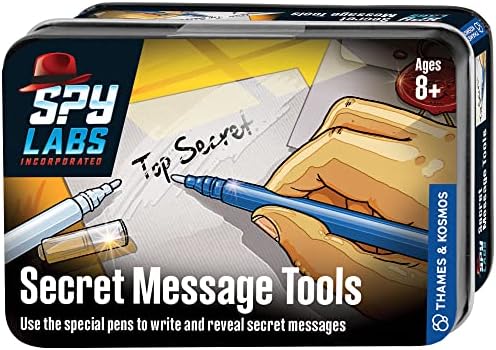 Thames & Kosmos Spy Labs Inc: Secret Message Tools Exchange Confidential Info w/Secret Pens | Essential Tools & Tricks of The Trade from The Detective Gear Experts for Young Investigators Medium by Unknown