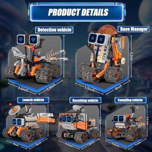 STEM Robotics Kit for Kids 8-12, APP & Remote Control Robot Building Kits - Image 5