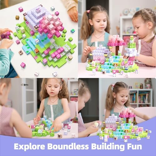 GobiDex Magnetic Building Blocks Princess Castle for Girls Age 3+ Year Old - Image 4