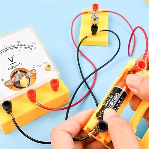 Large Size Physics Electricity & Electromagnetism Experiment Box, Full Accessory Lab Kit, Motor Generator Circuit Resistance Testing Equipment - Image 5