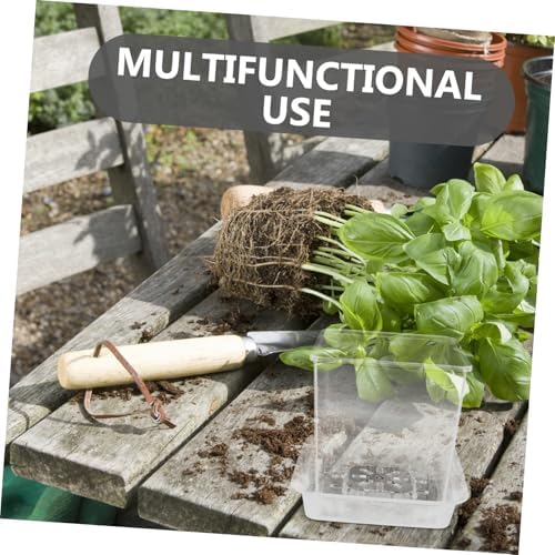 Nursery Pot with Drainage Holes, Plastic Planter for Seedlings - Image 7