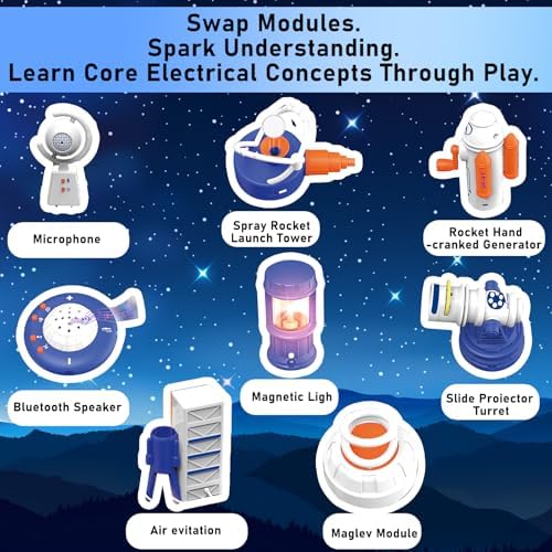 AI Science Kit for Kids 6-12 Years | STEM Robotics & Electronic Circuit Building Kit with 66 Pcs & 500+ Experiments | Voice Controlled Educational Engineering Toys for Boys & Girls - Image 6