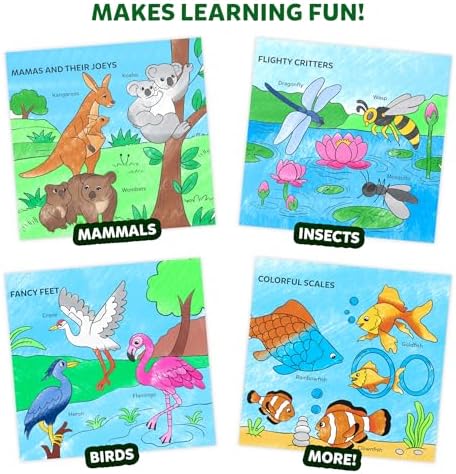 Skillmatics Color & Learn Activity Book – Learn 160+ Animals - Image 4