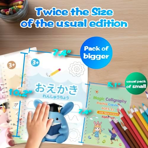 Magic Grooved Writing Practice for Kids - Japanese, Big, 4 PCS - Image 7