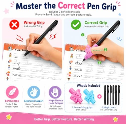 Magic Grooved Writing Practice for Kids, Grooved Writing Books - Image 4