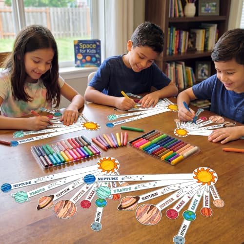 Glenmal 36 Set Solar System Model Kit Kids DIY Space Art Crafts, Blank - Image 4