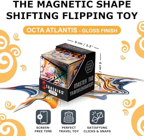 Shashibo OCTA Magnetic Puzzle Toy, Stress Relief Fidget Toy - Image 2