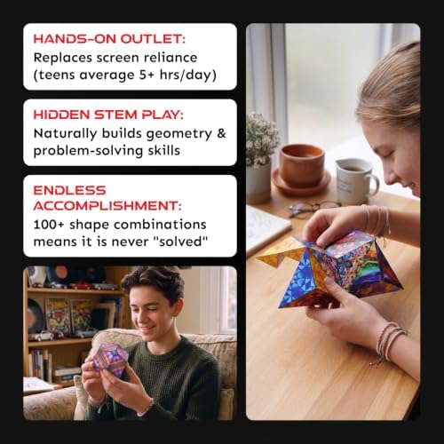 Shashibo DODECA Magnetic Puzzle Cube, Stress Relief Fidget Toy - Image 6