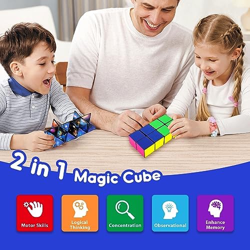 Luaxkpi 2 in 1 Infinity Cubes Fidget Toys for Kids Boys Girls Ages 8-13 - Image 5