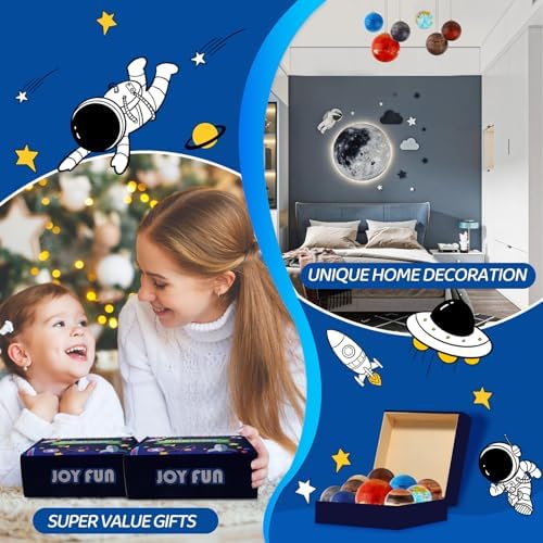 Mini Foam Planets Balls Toy, 10 PCS Solar System Stress Balls for Kids Adults, Squeeze Global for Stress Relief, Science Kit Gift for Early Learning, Classroom Prize for Boys Girls (with Flash Cards) - Image 6