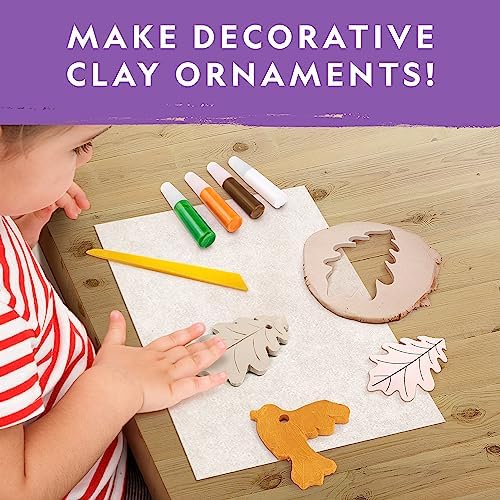 National Geographic Kids Ornament Air Dry Modelling Clay - Self Hardening Clay with Stencils and Tools | STEM Activity Gifts for 8+ Year Old Boys and Girls - Image 3