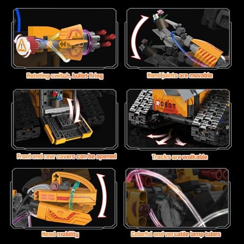 STEM Robot Building Kit for Kids – 5-in-1 Remote & App-Controlled Wall Robotics Set, Engineering Coding Robot Toys, Birthday Gifts for Boys & Girls Ages 6-12+ (673 PCS) - Image 3