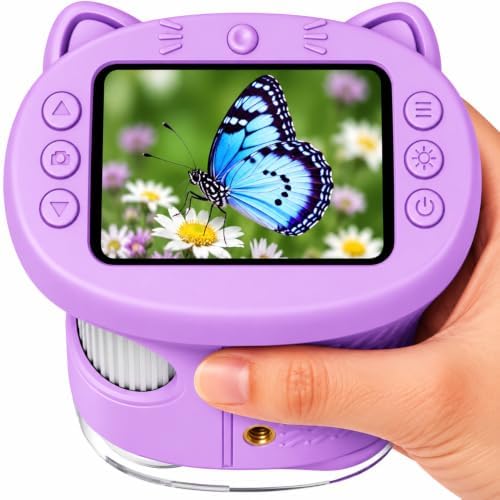 1000X Handheld Digital Microscope for Kids (Purple) by ASPOVENTOYS