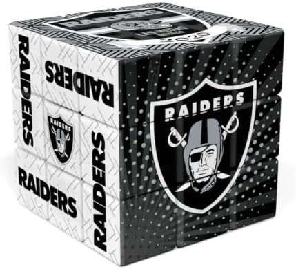 Party Animal NFL Football Speed Cube Puzzle, Las Vegas Raiders by PartyAnimalInc