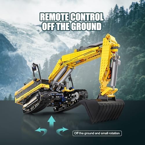 Mould King 13112 RC Excavator Building Set, Remote Control Truck Model Kit - Image 3