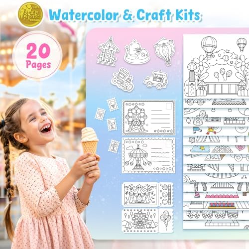 JoyCat Paint with Water Coloring Books for Toddlers (Funfair) - Image 2