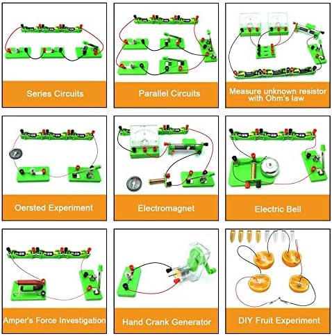 Physics Labs Basic Electricity Discovery Circuit and Magnetism Experiment Kits for High School Students Electromagnetism Elementary Electronics, - Image 3
