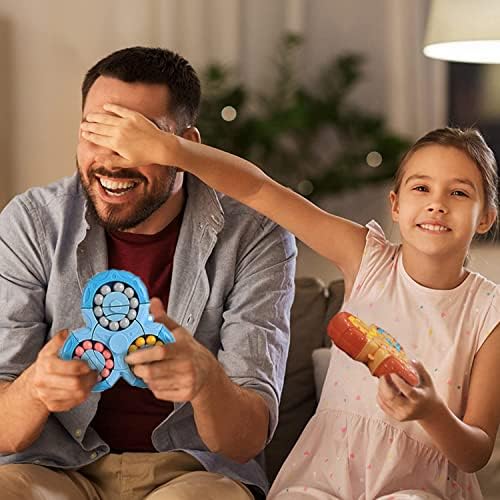 Magic Bean Rotating Brain Teaser Finger Puzzle Toy,Boys Girl Handheld Spinner Stress Anxiety Relief Ball Game Sensory Toys,Gift for Kids Ages 3Above Easter Christmas Birthday New Year - Image 2