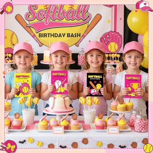 Bulk Softball Activity Books, 48Pcs Mini Games Coloring Book Set for Kids - Image 6