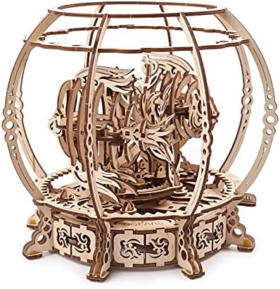 UGEARS Aquarium 3D Wooden Puzzles for Adults - Wooden Model Kits for Adults Mechanical Aquarium Puzzles for Adult Unique Wooden Puzzle Brain Teaser, Hobby Set Home Decoration - Image 2