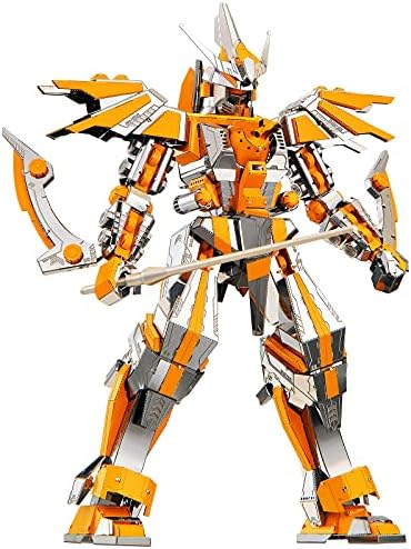 Piececool 3D Puzzles for Adults Metal Mecha Figure Model Kits-Crescent Blade Armor, Building Kit for Teens Great Birthday Gifts, 285 Pcs by Piececool