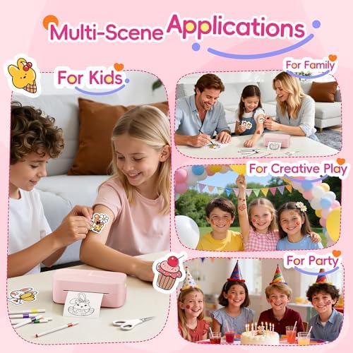 Phomemo TK32 Tattoo Maker Set for Kids, Toys for Boys & Girls Age 6-12+ - Image 3
