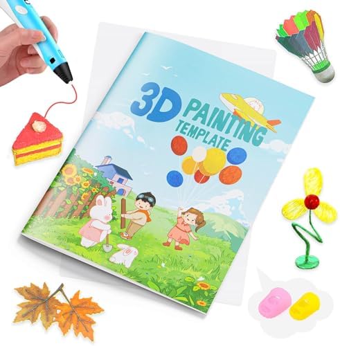 3D Printing Drawing Book, 40 Original Patterns Painting Graffiti Template by Unknown