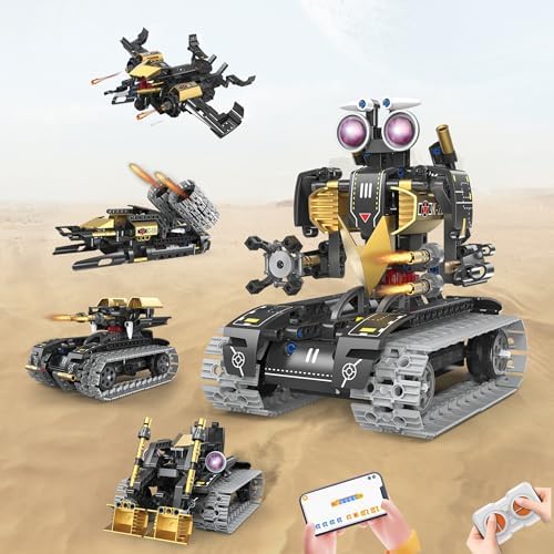 STEM Robotics Kit for Kids 8-14, 5-in-1 RC Building Set by Unknown