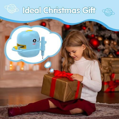 Drawing Robot for Kids with 150 Cards, Voice Interactive Educational Drawing Kit for Kids, Montessori Painting Learning Toys for 3 4 5 6 7 8 Year Old Boys Girls Birthday Party - Image 6