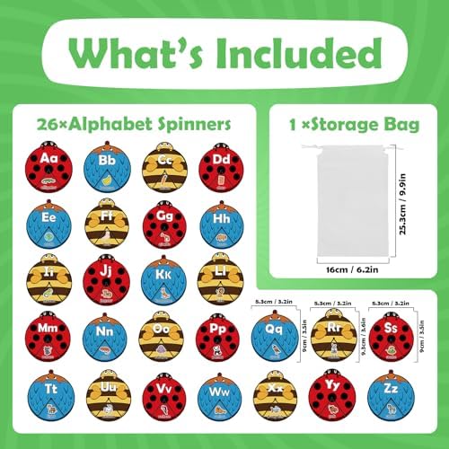 Kasfalci Alphabet Cards, Alphabet Learning Toys, ABC Learning for Toddlers, Letter Matching Game, Sight Words, Kindergarten Preschool Learning Activities, Montessori Educational Toy for Kids - Image 6