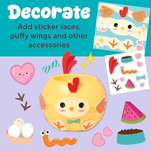 Creativity for Kids Plant-a-Pet Barnyard Pig Kit | Decorate, Plant & Grow Your Own Pet | Chia Seed Gardening Craft | Spring Crafts & Screen-Free Kids Activity (Ages 6+) - Image 5