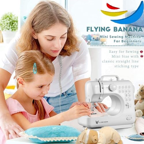 Flying Banana Mini Sewing Machine for Beginners, Portable Mending Machine - Image 3
