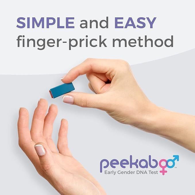 Peekaboo Early Gender At Home DNA Test, Over 99% Accurate, Test as Early as 6 Weeks Pregnant, Includes Lab Fee - Image 3